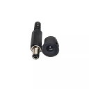 プラスチック 製 オス プラグ DC 02212 v 3a 5.5x2.1mm DC 電源 ソケット メス ジャック ネジ パネル 取り付け コネクタ 5.5x...