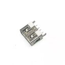 20 50個 ロット2.0 メス 型 USB 4Pin pcb コネクタ 180度 diy フラット dip 充電 プラグ ソケット ジャック テール 電動 端...