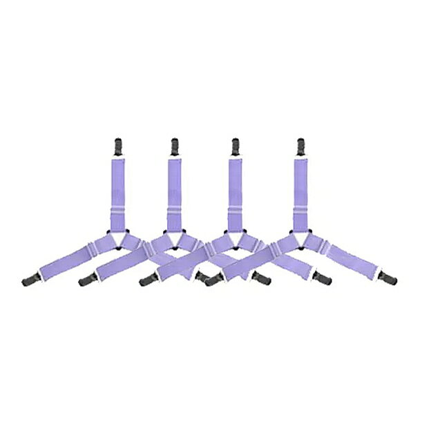 伸縮性のある ベッド ガーメント 4ピース/セット クリップ ベッド カバー 毛布 ホルダー ホーム テキスタイル ガジェット