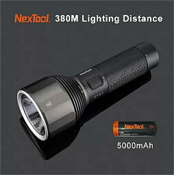 Xiaomi-nextool 充電式led 懐中電灯 2000lm 380m 5モード ipx7 防水 type-c キャンプ用 懐中電灯