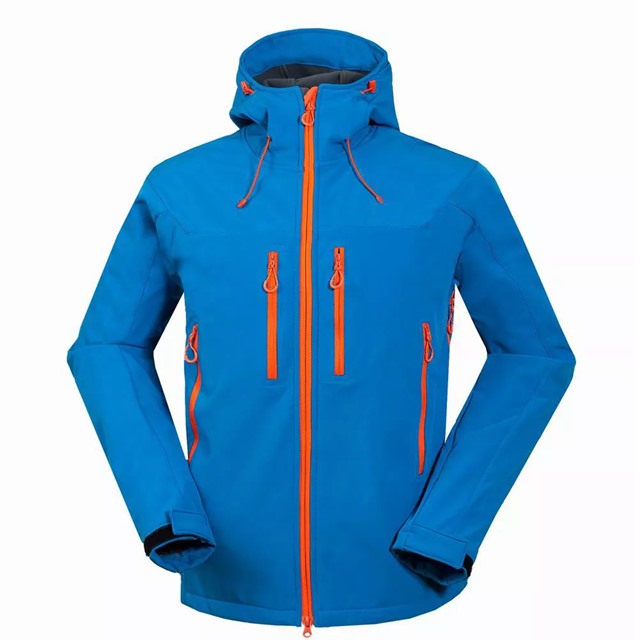 ソフト シェル 付き 防水 防風 ジャケット ハイキング キャンプ 登山 用の暖かい コート