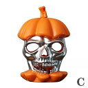 LED ハロウィーン カラフルなナイト ライト カボチャ ランタン スカルドロップ キャンドル DIY 吊るす ハロウィーン デコレーション ライト 怖い怖い ...