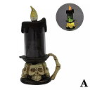 ハロウィーン ライト 骨格 カボチャランタン 電子ランプバー パーティー キャンドル装飾 テーブル装飾 n5i0(4)