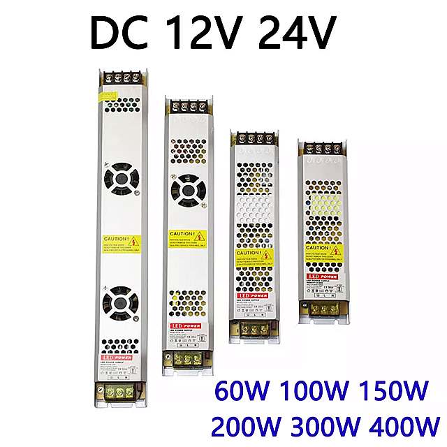 変圧器 220vから12ボルトの 電力 ユニバーサル 照明 トランス 12 v 24v 60w 100w 150w 200w 300w 400w 1