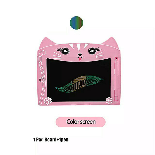 セット漫画猫液晶ライティング タブレット デジタル描画 タブレット 手書きパッドポータブル電子 タブレット ボード超薄型