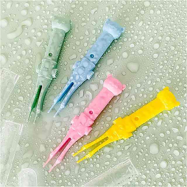 ベビー ケア 用 プラスチック クリップ 消毒剤 クリーニング ツール 安全 1個