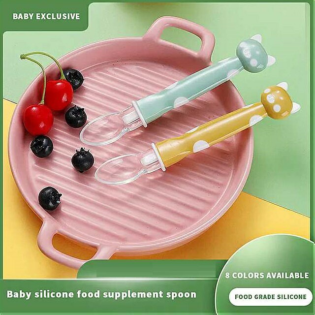 赤ちゃん 用 ソフト シリコン カップ 幼児 用 給餌 アクセサリー スプーン 子供 用 商品