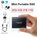 タイプc usb 3.1 ポータブル ssd 外部 ハード ドライブ 8テラバイト12テラバイトノートパソコン デスクトップ ssd ポータブル フラッシュメモリ 携帯 ソリッドステート ドライブ(2)
