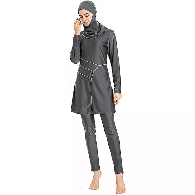 女性のための の 水着 女性のための ヒジャーブ 付きの長い袖の ビキニ 水着 2022