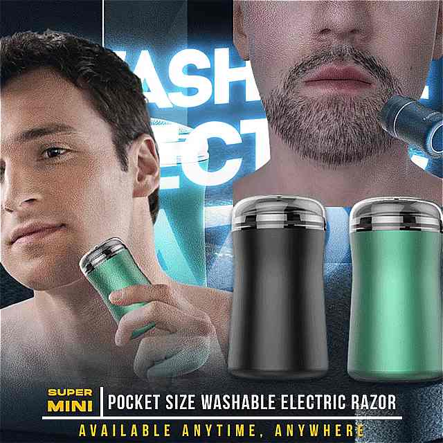 男性 用ミニ 電気 シェーバー あごひげ シェーバー 防水 ポケットサイズ usb 充電式 洗える 電気 かみそり 新 モデル