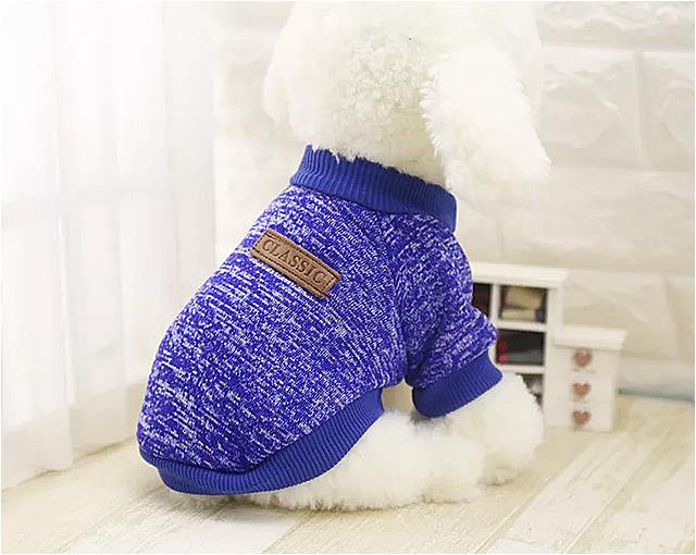 犬 用 小さな ペット 服 犬 用 柔らかい ペット 服 冬 用 暖かい 犬 セーター チワワ 用 クラシックな 服 小さな 犬 服