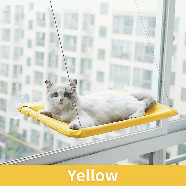 猫 の吊り下げ式 ベッド 窓 快適なシート 通気性 のある ベッド 17.5kg