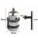 3/824UNF キードリル チャック 電動ドリル チャック 0.8-10mm 金属 鉄ヘッド チャック 穴 1/212.6mm