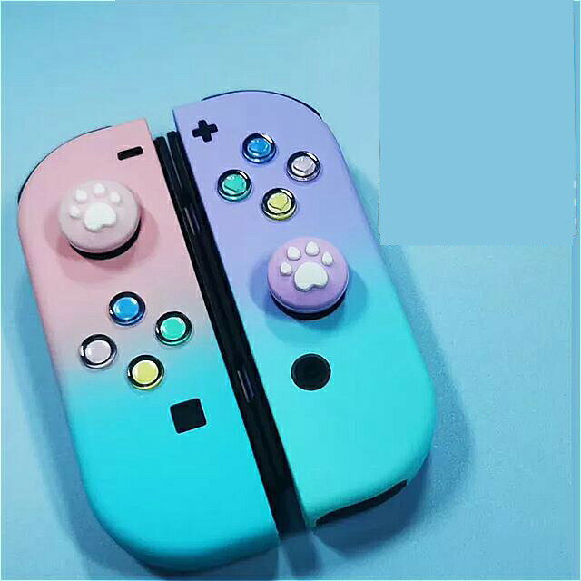 Abxy nintendo switch ns joy con コントローラー クリスタルx ボタン 交換 ハンドル カバー