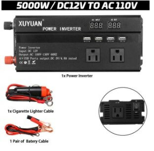 J[ Co[^[5000w 12v 110V dc?2led fBXvC ύXꂽgψeu/us/uk\Pbgt d 