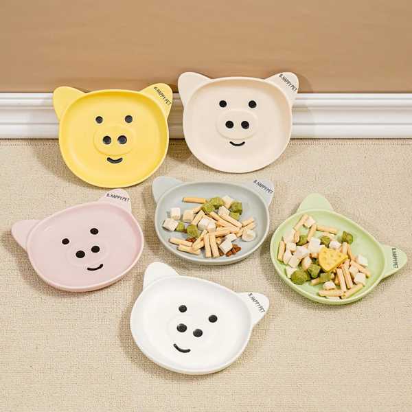 小さ 犬 ため 浅いセラミックボウル 子犬 ペット用品 ファッショナブル
