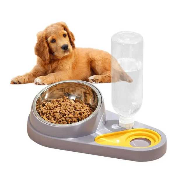 自動ペットウォーターディスペンサー フードボウルセット 猫 食事 水やり 付属品 猫 犬 サプライ