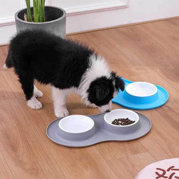 大型ボウル シリコン犬用ボウル 猫用ウォーターボウル 滑り止め アクセサリー
