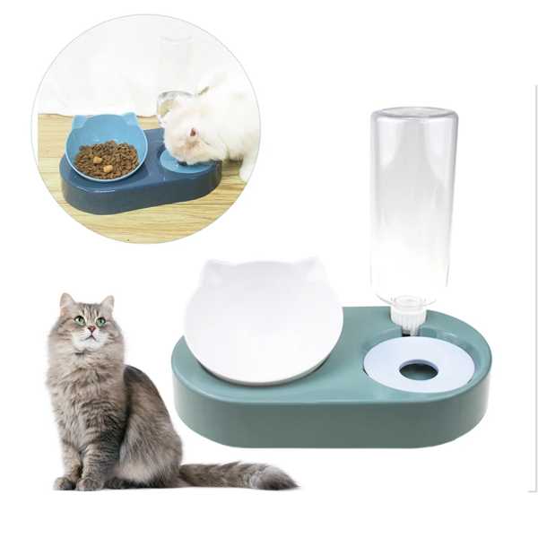 ペット用飼料 犬 猫用 耳が付いた給餌ボウル 小型犬用 給餌装置