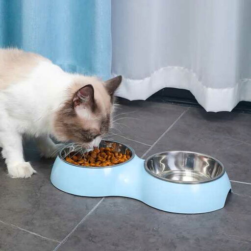 犬 猫 ため ステンレス鋼 給餌器 ペット ため 二重給餌ボウル 小さ 犬 アクセサリー 犬 猫 ため ステンレス鋼 給餌器 ペット ため 二重給餌ボウル 小さ 犬 アクセサリー