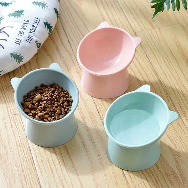 高品質 ペットフードボウル チルトハイボトム ネックプロテクター 猫 犬 水フィード 消耗品 アクセサリー