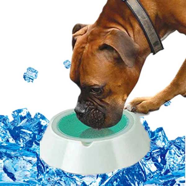 ペット用 クールサマー用品 犬 猫用 艶をかけられたビーズ アイスボウル 子猫 子犬用 フードプレート 食器 給餌用品