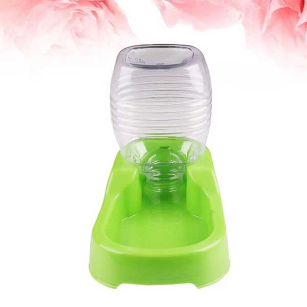 犬 子犬 ため 創造的 ペット ウォーターフィーディングボウル 緑 用品 500ml