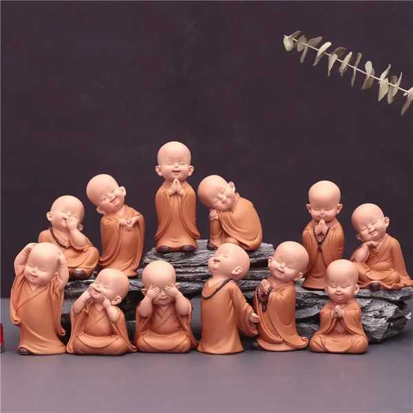 ブッダフィギュア 小さ K像 手作り 車 装飾 ミニチュアルーム 装飾 工芸品 ギフト