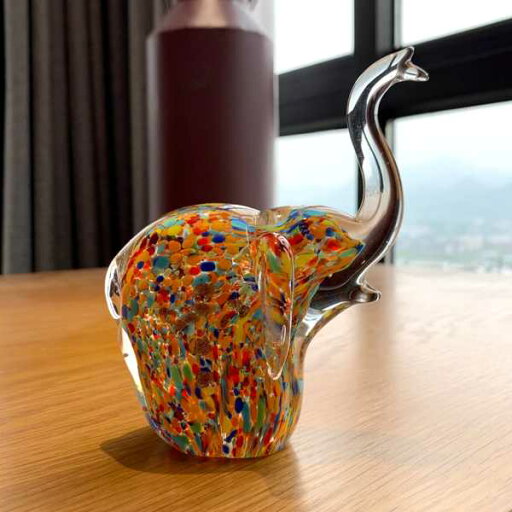 ガラス象 置物テーブル飾り彫刻彫刻工芸品手作り手吹き芸術家 装飾ギフト ガラス象 置物テーブル飾り彫刻彫刻工芸品手作り手吹き芸術家 装飾ギフト