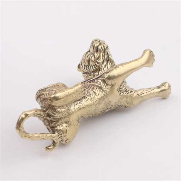 虎 ミニ3d置物 金属製 彫刻 レトロ スタイル 家 オフィス オフィス オフィス 装飾品 コレクション ギフト