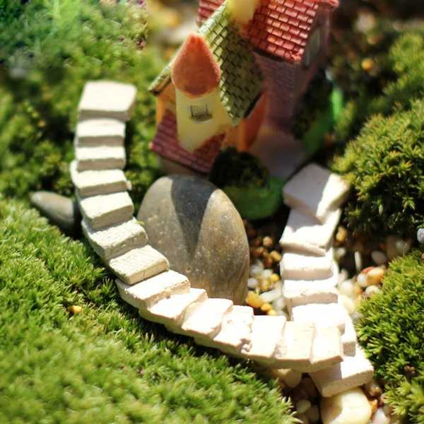 家や庭 装飾 妖精 小道 階段 ミニチュア 手作り 装飾 マイクロ造園 日曜大工 アクセサリー