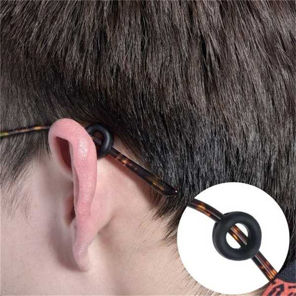 10ペア 滑り止めイヤーフック 眼鏡用 アクセサリー 眼鏡用 シリコングリップ付き