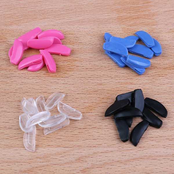 滑り止めシリコンノーズパッド 眼鏡 ノーズパッド 眼鏡 アクセサリー 高品質 10個 5ペア