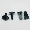 スナップスクリュー取り付けキット 車用 フェンダーライニング ドアパネル ピンリテーナー ベース アクセサリー 付きリベットクリップ 10個 30個 50個(2)