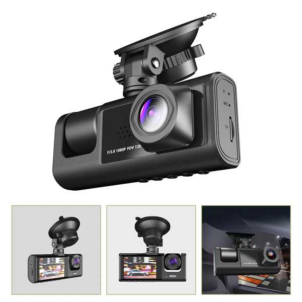 車のドライブレコーダーカメラ 車両カメラ ダッシュカメラ 5mp 3ウェイ 1080pのサムネイル