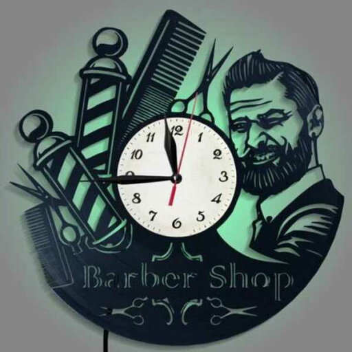 バーファッションアート壁時計リモコンLEDナイトライト家 装飾理髪店クリエイティブギフト装飾時計 バーファッションアート壁時計リモコンLEDナイトライト家 装飾理髪店クリエイティブギフト装飾時計
