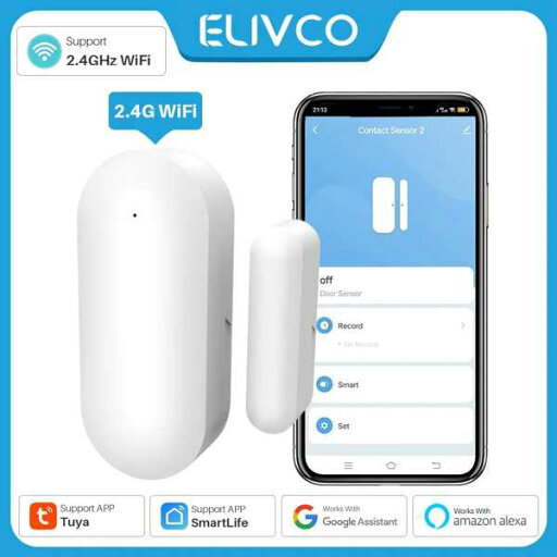 Tuya-磁気ドアセンサー 窓 窓 スマートライフ 独立した Alexa GoogleHome 互換性があります Tuya-磁気ドアセンサー 窓 窓 スマートライフ 独立した Alexa GoogleHome 互換性があります