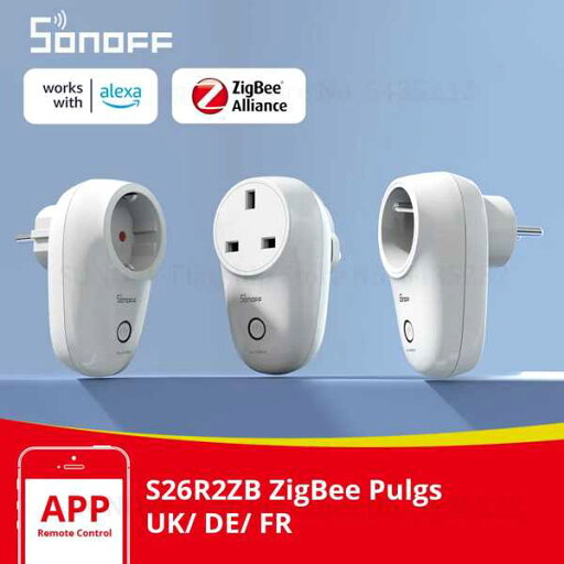 Sonoff-プラグs26r2zb zigbee スマートホームプラグ 16a/de/fr音声リモコン sonoffzbBridge alexaで動作 Sonoff-プラグs26r2zb zigbee スマートホームプラグ 16a/de/fr音声リモコン sonoffzbBridge alexaで動作