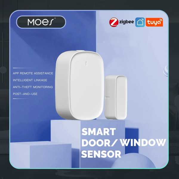 Tuya Zigbee/Wifiスマートウィンドウドアおよびセンサー スマートホームセキュリティアラームシステムデバイス Tuyaアプリケーション 互換性があり リモコン