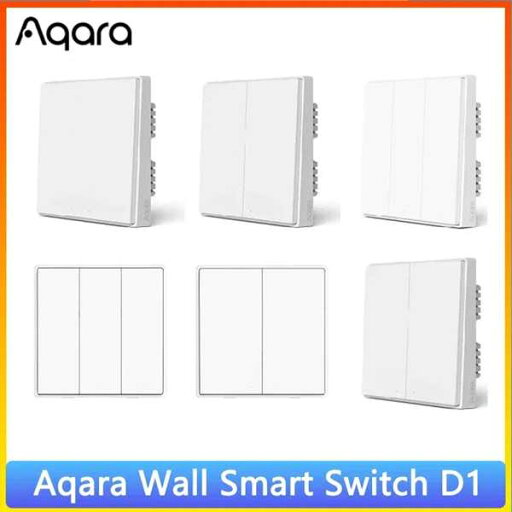 Aqara-Mi HomeおよびHomekit用 ワイヤレスウォールスイッチ 1つ zigbee リモート制御 接続されたワイヤレスニュートラルで動作 Aqara-Mi HomeおよびHomekit用 ワイヤレスウォールスイッチ 1つ zigbee リモート制御 接続されたワイヤレスニュートラルで動作