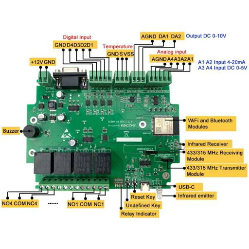 スマートホームオートメーションモジュール Wifiリレー リモコン付き p32開発ボードコード arduino ir rf スマートホームオートメーションモジュール Wifiリレー リモコン付き p32開発ボードコード arduino ir rf