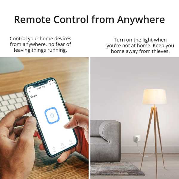Sonoff-接続されたホームプラグs26r2 ワイヤレス wifi zigbee 3250w タイマー リモコン 電源出力 Alexa GoogleHomeで動作