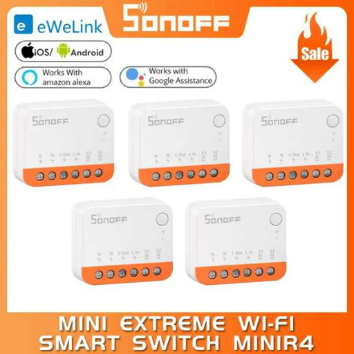 Sonoff-エクストリームミニWi-fiスマートスイッチ Alexa alice GoogleHome用 リモート音声制御 minir4 リレーモジュール Sonoff-エクストリームミニWi-fiスマートスイッチ Alexa alice GoogleHome用 リモート音声制御 minir4 リレーモジュール