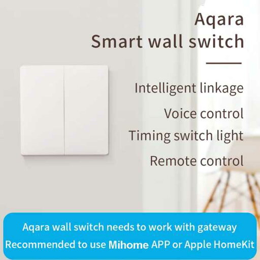 Aqara D1スマート壁スイッチワイヤレスキーリモート制御光スイッチno中立火災ワイヤーhomekit miホームアプリで動作 Aqara D1スマート壁スイッチワイヤレスキーリモート制御光スイッチno中立火災ワイヤーhomekit miホームアプリで動作