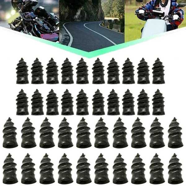 40Pcs/20Pcs Mini Vacuum Tire Repair Nail Kit for Motorbike Car Scooter Portable Tubeless Tyre Puncture Rubber Screw Patches Tool