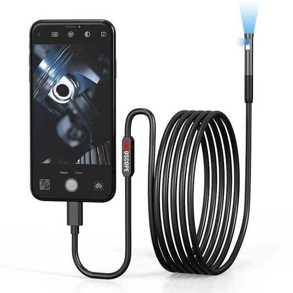柔軟 スネークビデオ検査 リジッドビデオ Android携帯電話 USB otg 内視鏡 自動車用 1080p