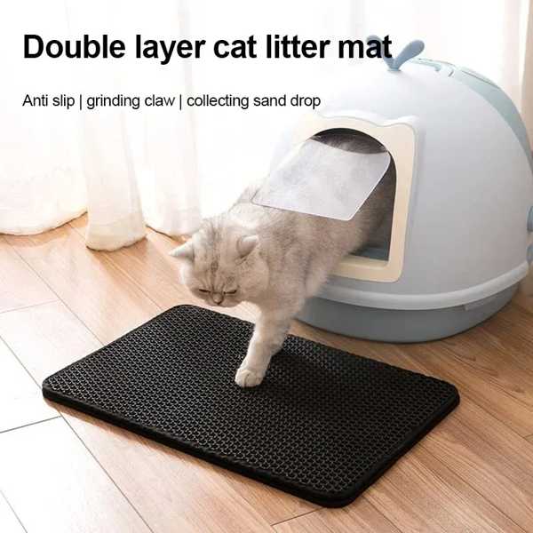防水 マットレスペット猫用クリーニング製品二層洗えるゴミ滑り止め