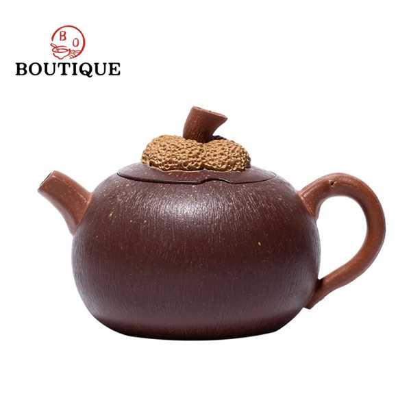 100ml High-end Yixing Purple Clay Teapots Famous Handmade Mangosteen M...