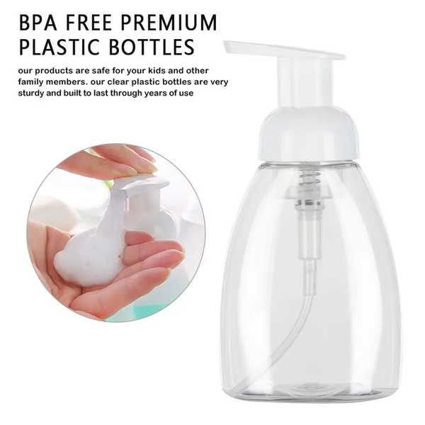 家庭用消毒剤 プラスチック 透明 泡 液体ディスペンサー 液体ポンプコンテナ 新品 1ユニット