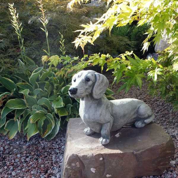 樹脂製 犬 像 屋外 庭 装飾 ダックスフント フレンチブルドッグ 家 装飾 庭 装飾